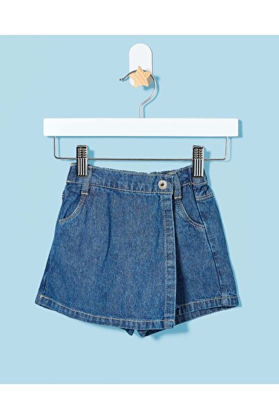 REDTAG Girls Blue Denim Skirt