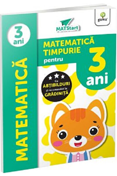 Editura Gama Matematică timpurie pentru 3 ani, - Editura Gama