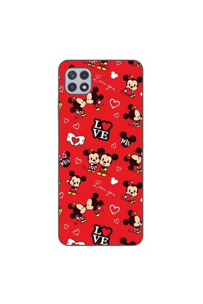 OEM Husa compatibila cu Samsung Galaxy A22 5G Silicon Gel Tpu Model Mickey Lo...