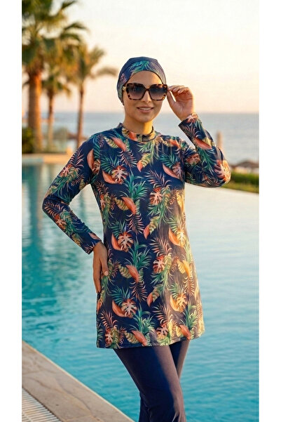 Plistre 2263_Set of 4 Fully Covered Sea/Pool Hijab Swimsuit