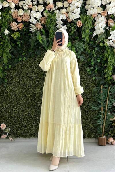 Moda Fatma Hayarmosa astarlı elbise