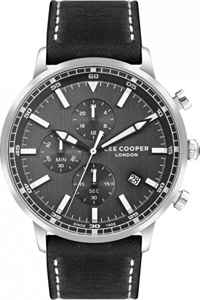 Lee Cooper Ceas de modă negru pentru bărbați LC07943.351 — ideal ca un cadou.