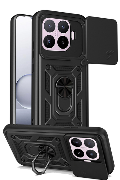 Nezih Case Mi 17T Pro Uyumlu Magnetik Standlı Kamera Korumalı Sürgülü Kapak K...