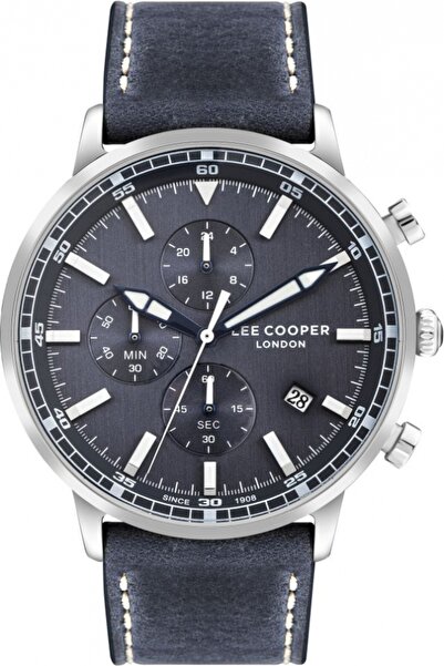 Lee Cooper Ceas de modă pentru bărbați LC07943.399, albastru marin — ideal ca...