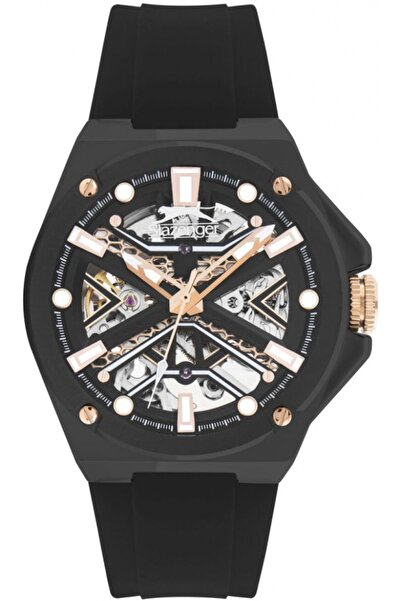 Slazenger Ceas bărbătesc SL.09.2265.1.05 — negru, fashion, schelet.