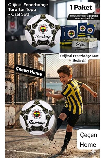 ÇEÇEN HOME Original Licensed Football with Flashlight + 1 Pack of Original Fl...