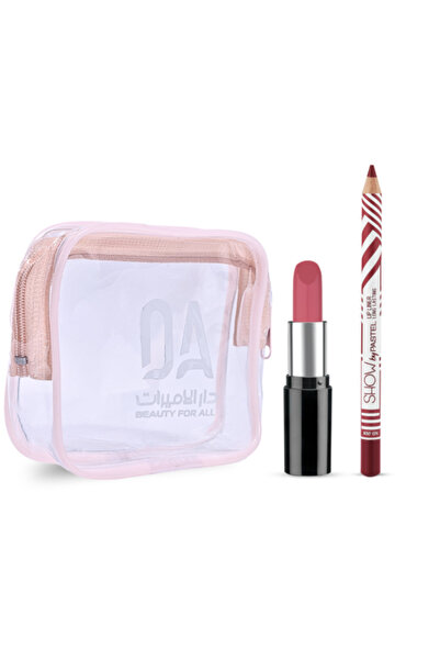 Pastel Lip combo nude set by pastel - free mini makeup bag