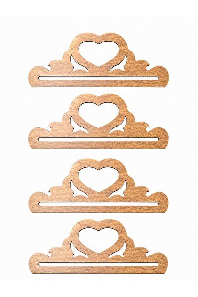 aladepo Wooden 3 mm Mdf Bag Handle Oak (2 Pairs) (30 X 11) cm
