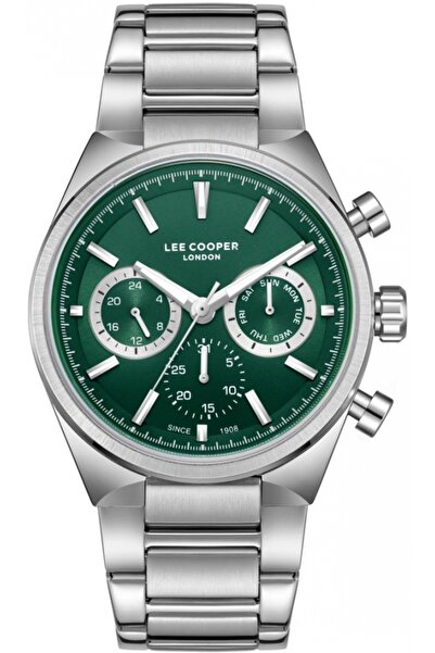 Lee Cooper Ceas de modă verde pentru bărbați LC08174.370