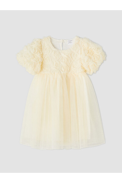 LC Waikiki Esvab • Modern & Distinctive Balloon Sleeve Girls' Dress
