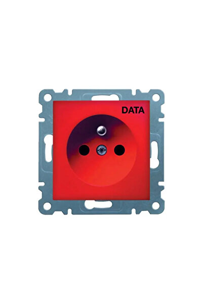 hager LUMINA2 Priză unică cu 16A/DATA/roșu (WL1029)