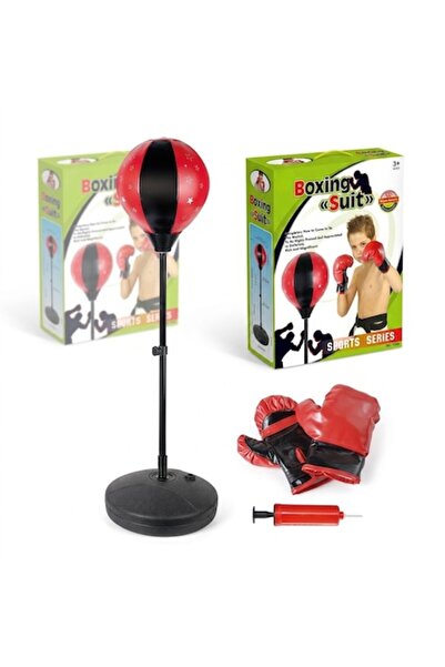 indiggo Kids Boxing Set BoxStar Kid with Gloves, Punching Bag, Pump, Adjustab...