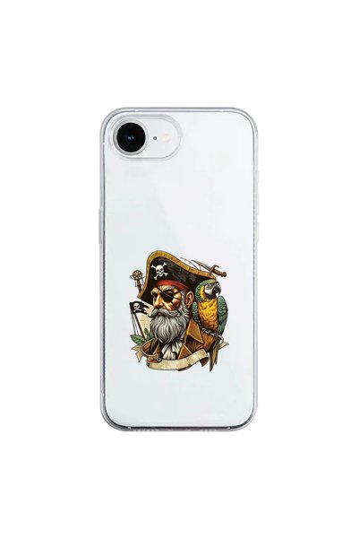 PPKin حافظة شفافة متوافقة مع iPhone 16e بتصميم Pirates 3