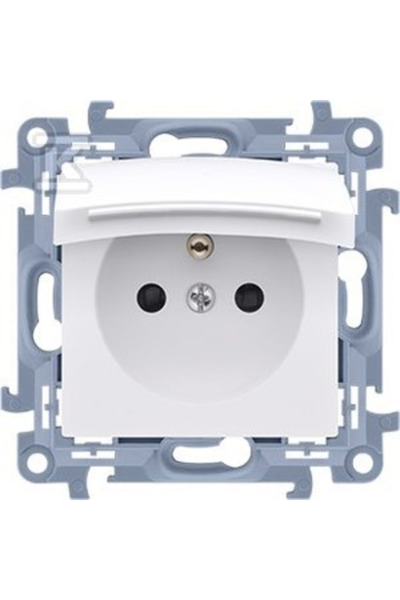 Kontakt-Simon Priză unică pentru versiunea IP44 - fără sigiliu - capac capac ...