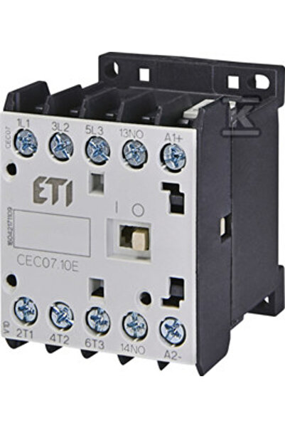 ETI Polam Contactor miniatural 7A 3P 24 DC 1Z 0R CEC07.10 24V-DC 004641100