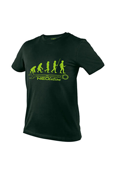 NEO Tricou cu imprimeu NEOlution, verde, marime 2XL,
