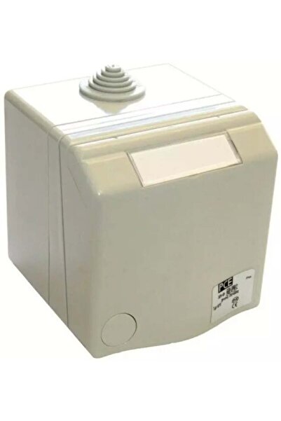 PCE Priză montată la suprafață 16A 2P+Z 230V gri IP44 DESIGN 863108v