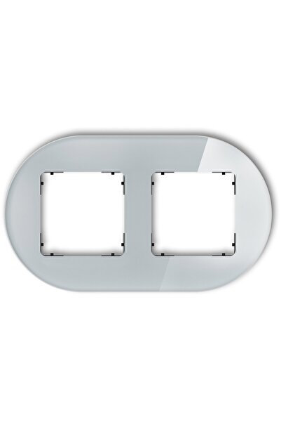 KARLIK ICON Cadru universal dublu rotund - efect de sticlă (cadru: partea de ...