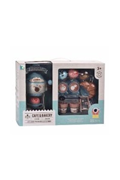 LeanToys Set de dulciuri, cafea, mașină de înghețată, cupe, brioșe