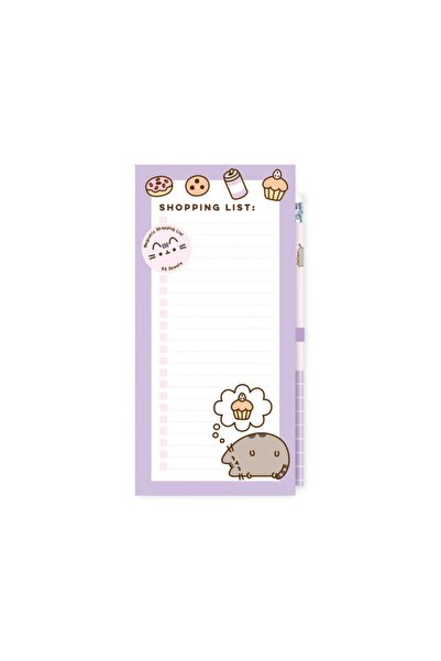 Pusheen Blocnotes magnetic pentru frigider + creion din colecția Moments