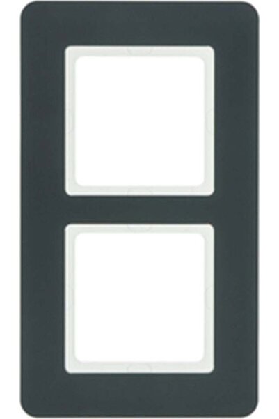 hager Cadru de 2 ori catifea lăcuită antracit Q.7 10126186