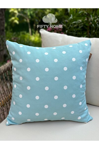 Fifty Home 1 Pcs Kirlent Kilifi Digital Printing 43X43 cm Summer-Themed Garde...