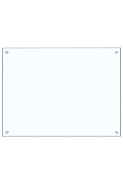 vidaxl Paravan transparent pentru bucătărie 80 x 60 cm Sticlă securizată