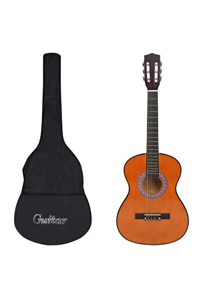 vidaxl Chitară clasică pentru începători, cu husă, 3/4 36 inch