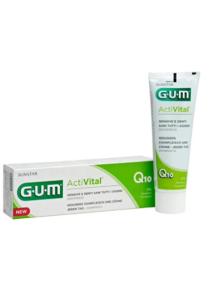 Sunstar GUM معجون أسنان أكتيفيتال لصحة اللثة والأسنان - 75 مل