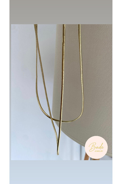 Bade Jewelry Fd Gold 90 cm Modern Design Stylish Non-Tarnishing Steel Necklace