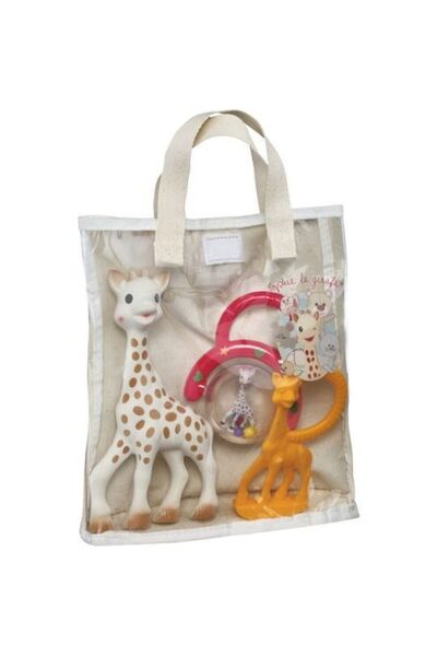Sophie La Girafe Σιλικονούχα Κουδουνίστρα Οδοντοφυΐας
