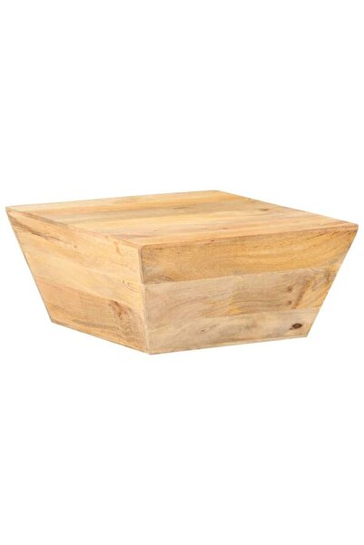 vidaxl Măsuță de cafea în formă de V, 66 x 66 x 30 cm, lemn masiv de mango