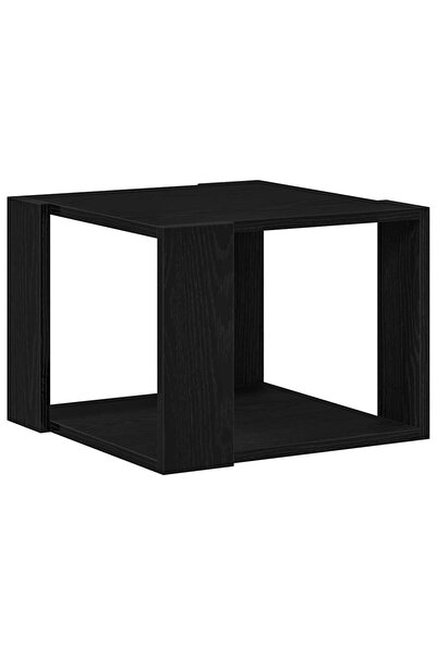 vidaxl Masă de cafea Stejar Negru 40 x 40 x 30 cm Lemn compozit