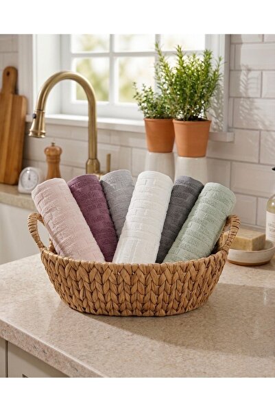 Bikaya Home Nurpak 6-Piece Kilim Patterned Kitchen Towels |   30X50 cm |   10...