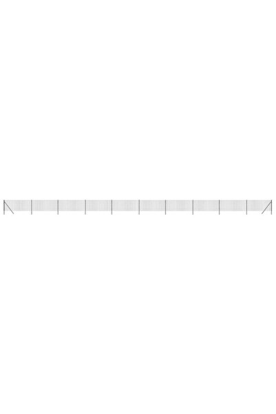 vidaxl Gard din plasă de sârmă, antracit, 1 x 25 m, oțel zincat