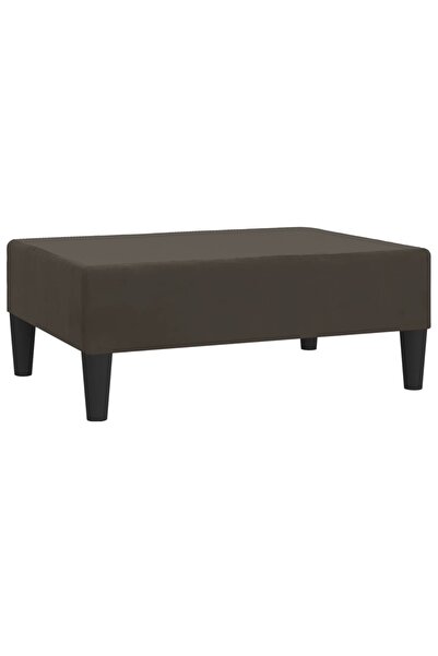 vidaxl Taburet, gri închis,78x56x32 cm, catifea