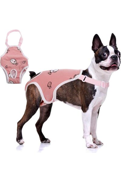 Arabest Female Dog Diapers,Adjustable Suspenders,Washable Sanitary Panties fo...