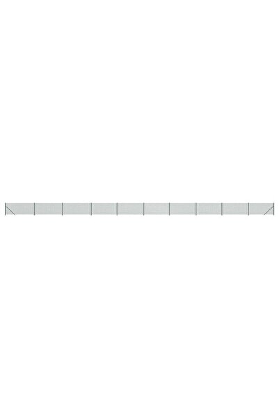 vidaxl Gard din plasă de sârmă cu bordură, verde, 0,8 x 25 m