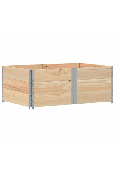 vidaxl Coliere de palet, 3 buc., 150 x 100 cm, lemn masiv de pin