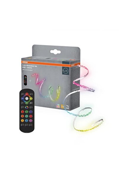 Osram Kit bandă LED RGB flexibilă FLEX cu telecomandă, 3m, reglabilă, IP20