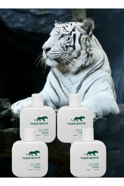 Tiger 4 قطع عطر أبيض 100 مل