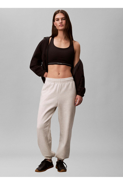 Calvin Klein Siyah Kadın Sporcu Büstiyer Icon Sport Piping Bra