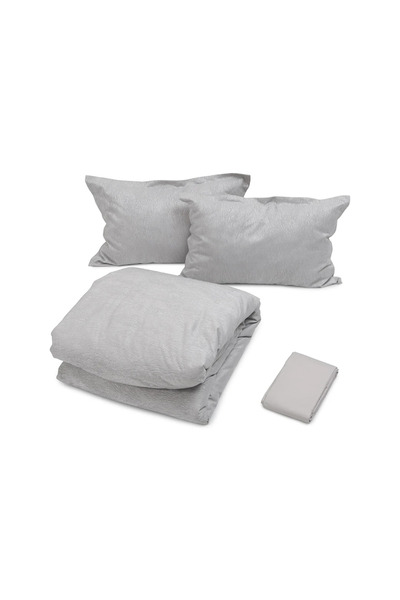 Midas Furniture COTTON BEDDING SET OF 4 PCS DARK GREY