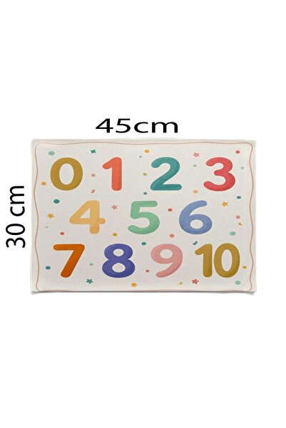 Queen Jera Educational Numbers Washable Children's Feeding Mat - Nursery and ...