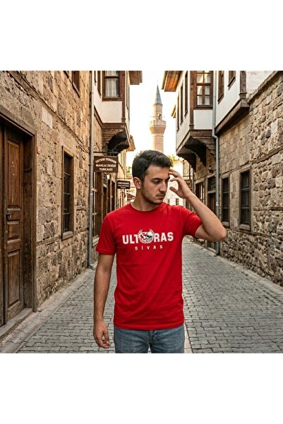SARI Ultras Si̇vas Cycling Collar T-Shirt