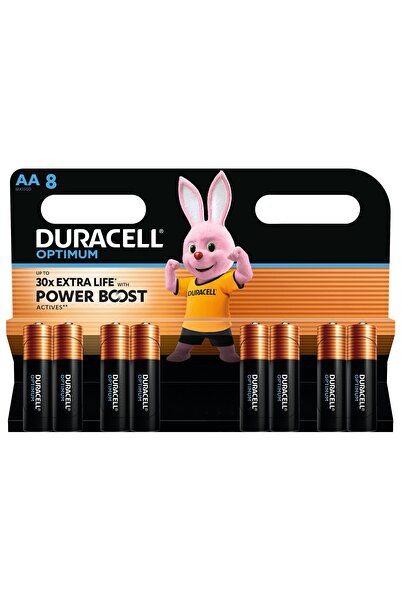 Duracell Optimum AA, μπαταρίες, 8 τεμάχια