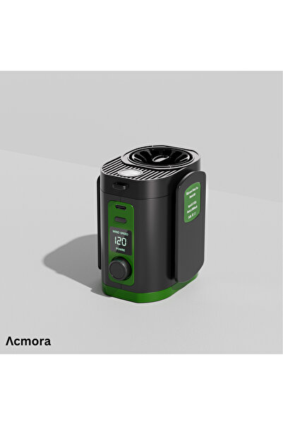 Acmora Ventilator Portabil Λcmora G03 cu Prindere pe Talie, Acumulator 10000m...