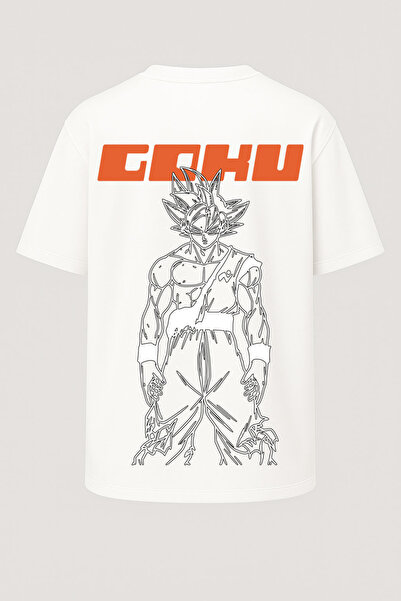 nirvoda Tricou supradimensionat cu imprimeu Son Goku Dragon Ball Kakarot - Im...