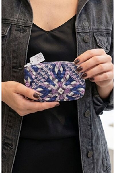 AKSESUARIM Floral Patterned Money Wallet