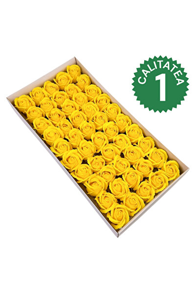 AFO Set 50 Trandafiri Sapun Parfumati Calitatea I Galben